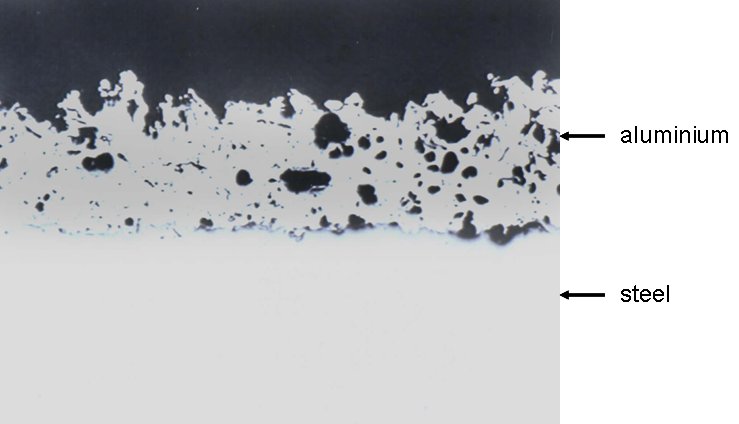 File:Thermally sprayed aluminium coating.jpg